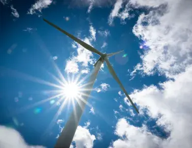 Parc éolien d'Ally-Mercoeur en France exploité par Boralex